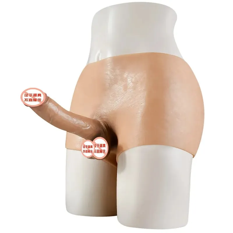 Strapon Strapon Pegging in silicone per donne Pantaloni per pene Masturbatori Pene Realistici Dildo Giocattoli sessuali per donne Lesbiche Adulti 18+ — image 2