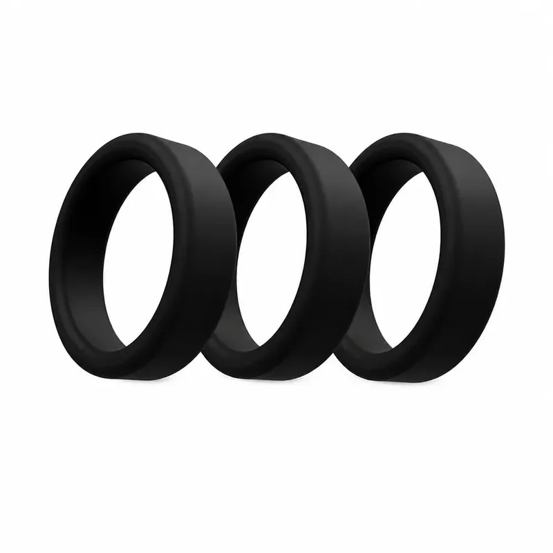 Silikone Penis Ring Cock Ring Erektion Ring Forsinkelse Ejakulation Fixed Stamina Enhancer Sexlegetøj Voksne mandlige par Langvarig — image 6