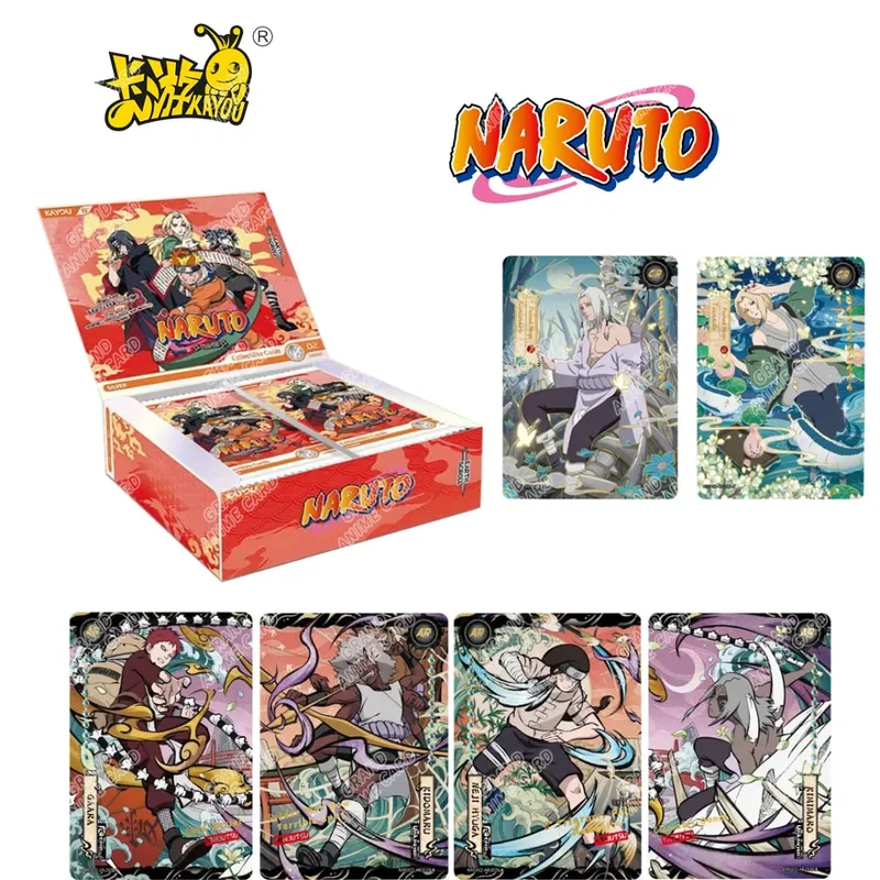 ของแท้ Naruto T4W8 JIN1 JIN2 SEA ภาษาอังกฤษรุ่น Global Version Booster กล่องอะนิเมะ TCG Rare CR Ninja World Collection การ์ด — image 2