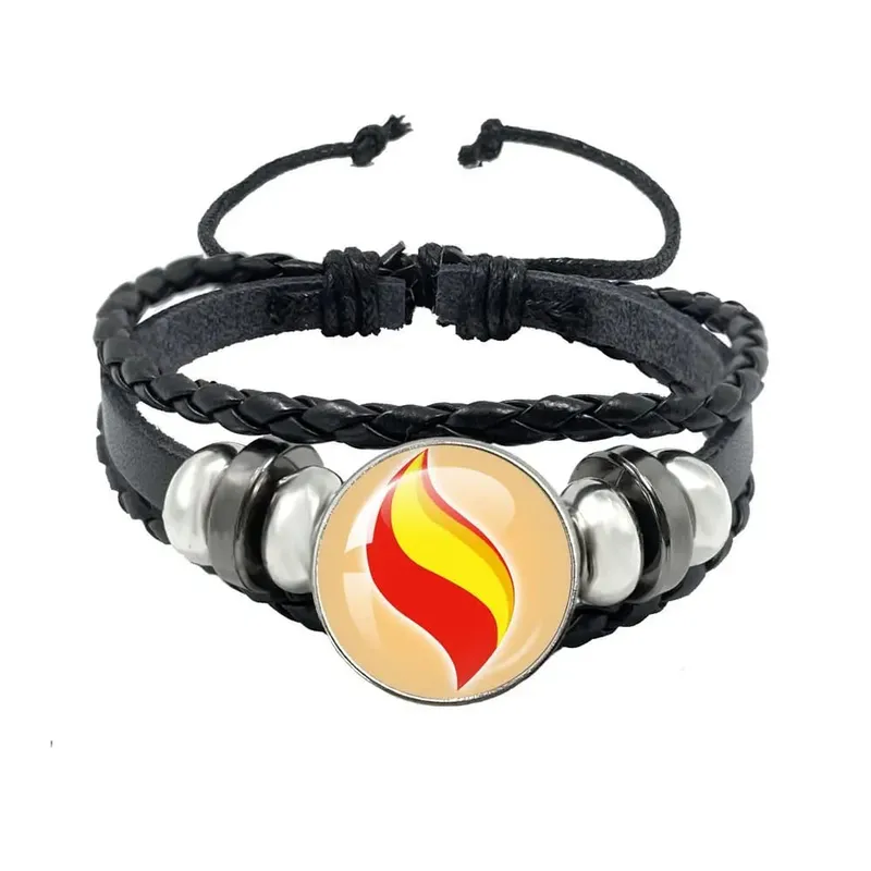 Llavero Pokémon Mega Stone, periférico de animé, creatividad, moda exquisita, hebilla de cuerda de cuero negro, tendencia — image 10