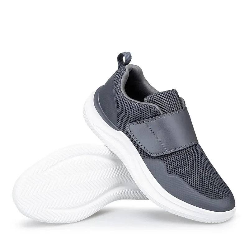 Uomini Ortopedia Piedi Larghi Gonfi Walking Scarpe Casual Eversione del Pollice Regolazione Morbida E Confortevole Scarpe da Uomo Diabetici di Grandi Dimensioni — image 9