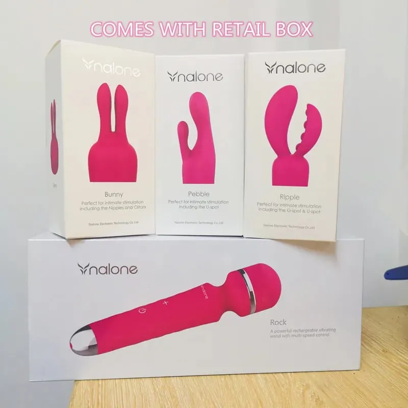 Nalone Krachtige Vibrator Optioneel 3 Nozzles USB Opladen Toverstaf AV Vibrator Stimulator Trillingen Dildo Volwassen 18+ Vrouwen Seksspeeltje