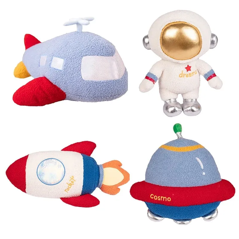 Mainan Angkasawan Roket Mewah 60CM Bantal Bantal Kapal Angkasa Sumbat Hiasan Rumah Hadiah Hari Lahir Space Discovery Mainan Pendidikan — image 9