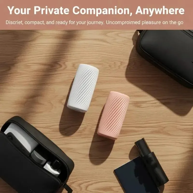 Male Stroker Cup Real Feel Masturbation Sleeve Reusable Pleasure Cup Portable Adult Sex Toy for Men Solo Enjoyment