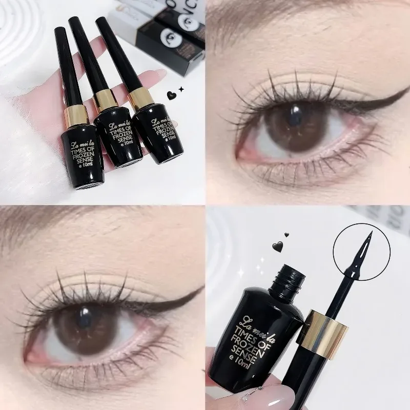 Black Liquid Eyeliner Ultra Fine Natural Smooth Eyeliner Lasting Waterproof Quick Dry Non-Smudging Eye Durable Makeup Cosmetics — image 3