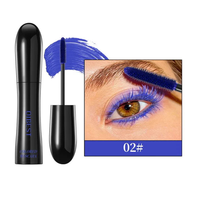Mascara marrone cioccolato Estensione ciglia curva colorata Impermeabile Asciugatura rapida Allungamento Occhi Ciglia nere Trucco duraturo — image 11