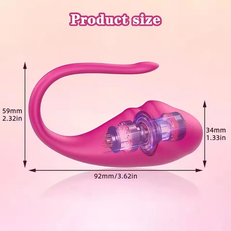 אלחוטי Bluetooth G Spot Vibrator ביצה רוטטת לנשים דילדו APP בקרת דגדגן לביש תחתונים לנשים צעצועי מין מוצרים למבוגרים — image 6