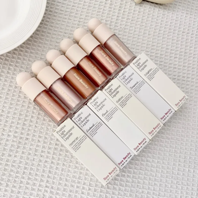Rare Beauty Liquid Highlighter Shimmer Lasting Waterproof Natural Glow Face Body Blendable Highlight Cosmetic für die tägliche Party — image 3