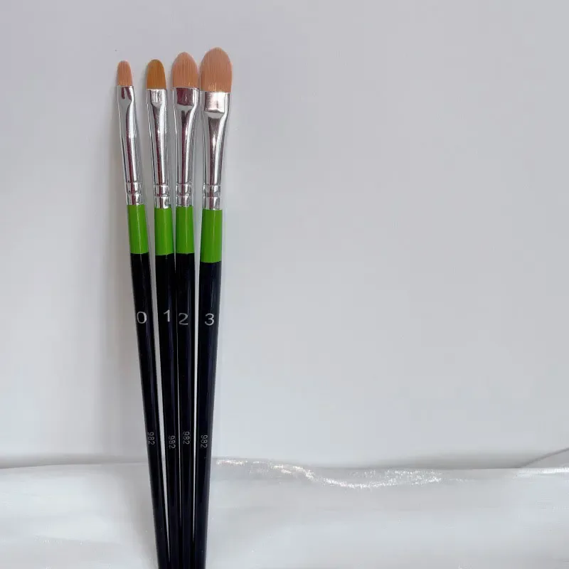 1/4/5pc Foundation Makeup brushes Maliit na Detalyadong Concealer Make up brush wood handle cosmetic tool — image 5