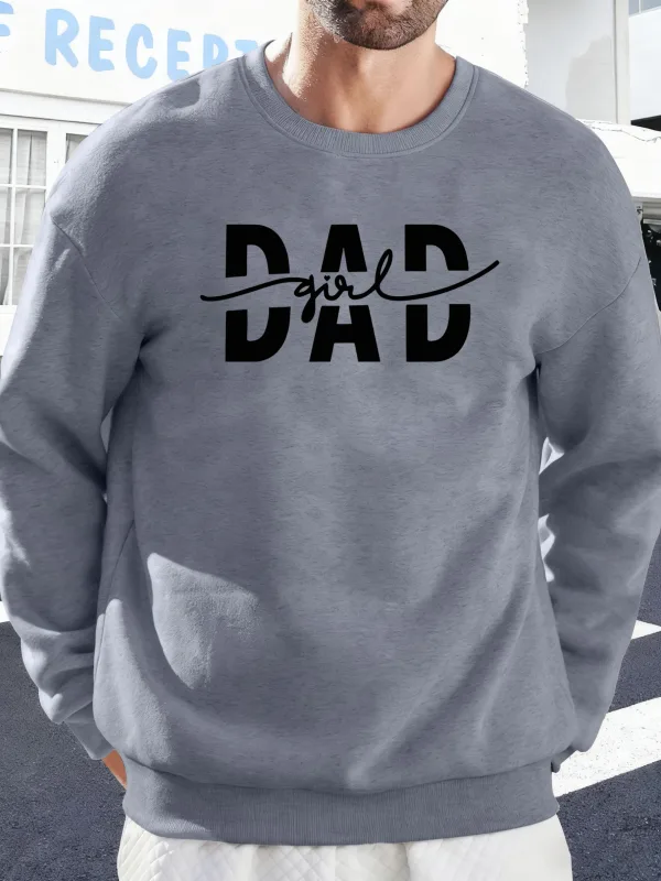 Far Pige Brev Kreativitet Udskrivning Pullover Mænd Efterår Varme Sweatshirts Oversized Fleece Hættetrøjer Blød Casual Streetwear Mand — image 13