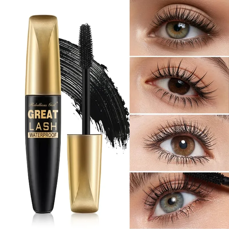 3pcs Set Solek untuk 40 Warna Palet Pembayang Mata Pelangi+Maskara Hitam dengan 1pc Berus 3 Dalam 1 Kit Solek Untuk Pesta Harian Harian — image 7