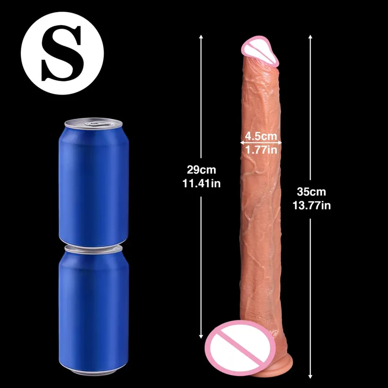 40cm longo vibrador realista forma de cobra única camada silicone pênis grande macio brinquedo sexo anal ventosa pau para mulher g-ponto orgas — image 10