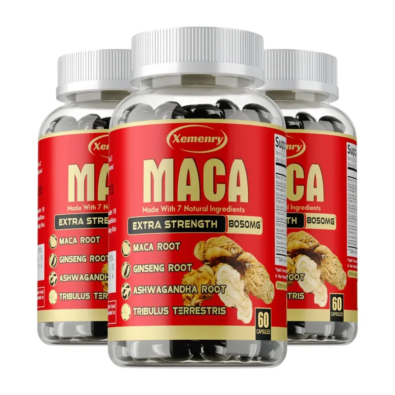 Maca-Wurzel-Kapseln – mit Ginseng und Ashwagandha zur Unterstützung der Energieausdauer und zur Verbesserung der Muskelmasse — image 10