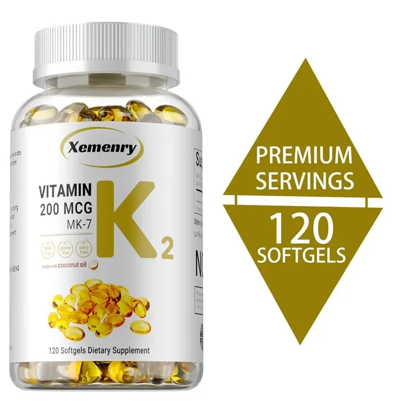 Vitamin K2 MK-7 Supplement - Supports Bone Density Teeth Skin Heart Health and Immunity — image 2