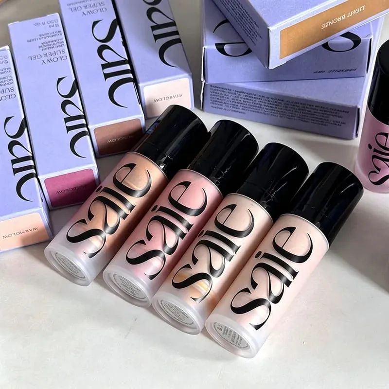 Saie Hydraterende Dewy Liquid Blush Bouwbare Lichtgevende Multi-Use Cheek & Lip Tint Geschikt voor alle huidtypes Natuurlijke gezichtsmake-up — image 5