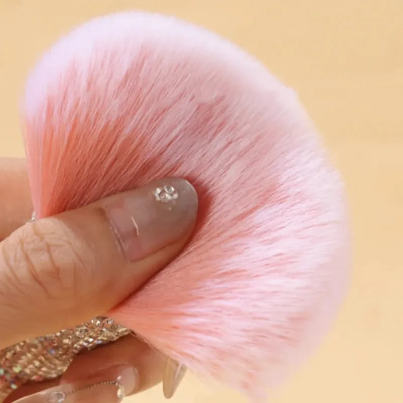 Pincel de maquiagem com cabo de diamante, pincel solto, blush, profissional, cintura pequena, ferramentas de cosméticos de beleza, 1 peça — image 6