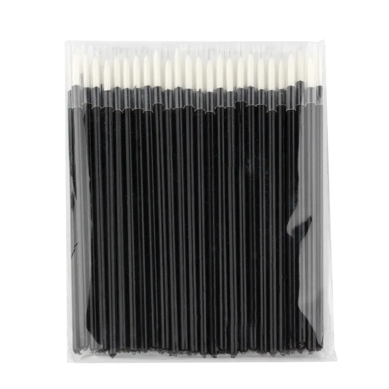 Nuovo 50/100 pezzi pennello eyeliner applicatore ombretto punta fine penne eyeliner pennelli estensione ciglia bacchette cosmetiche — image 10