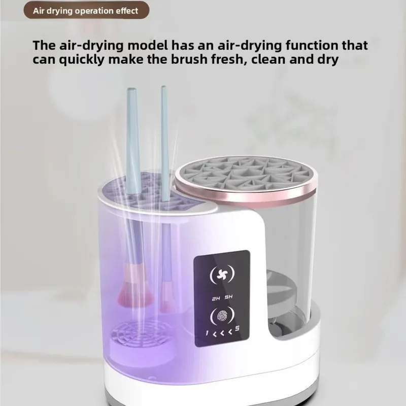 Tragbare Elektrische Make-Up Pinsel Waschmaschine Touch Timing Panel Schnelle Saubere Luft Dry Fit Pinsel Desktop Schönheit Werkzeug Reiniger