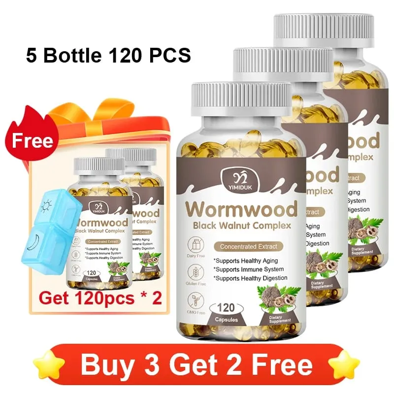 Premium Wormwood Cleanse Supplement with Black Walnut Clove & Quassia Supports Intestinal Health Detox & Digestive Balance — image 13