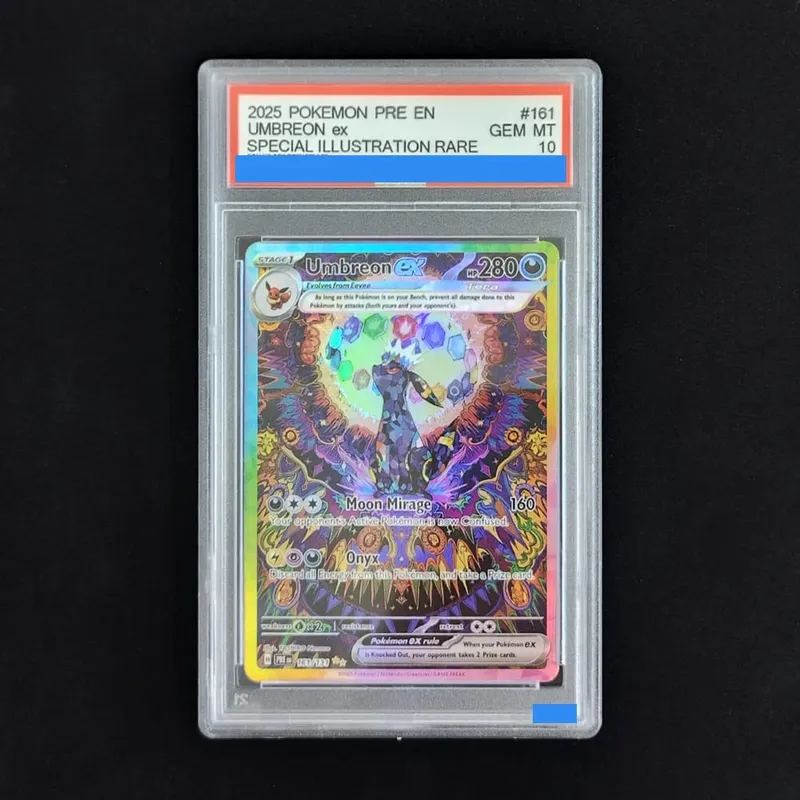 Proxy POKEMON PRE English PRISMATIC EVOLUTIONS #161 UMBREON ex Grado 10 Tarjeta de juguete de colección — image 2