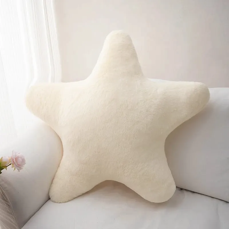 Cuscino a forma di stella Cuscino decorativo a stella per letto Morbido cuscino in peluche Cuscino carino in peluche per soggiorno camera da letto per bambini — image 5