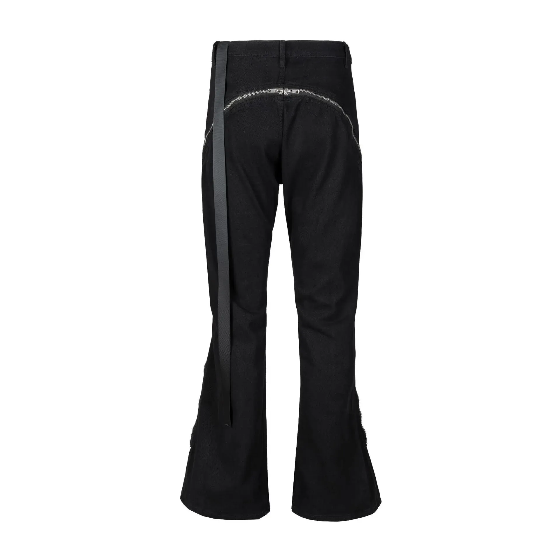 Jeans Harajuku Sashes Zipper Decorate Vibe Style Cargo Pants for Men High Street Straight Casual Baggy Oversized Unisex