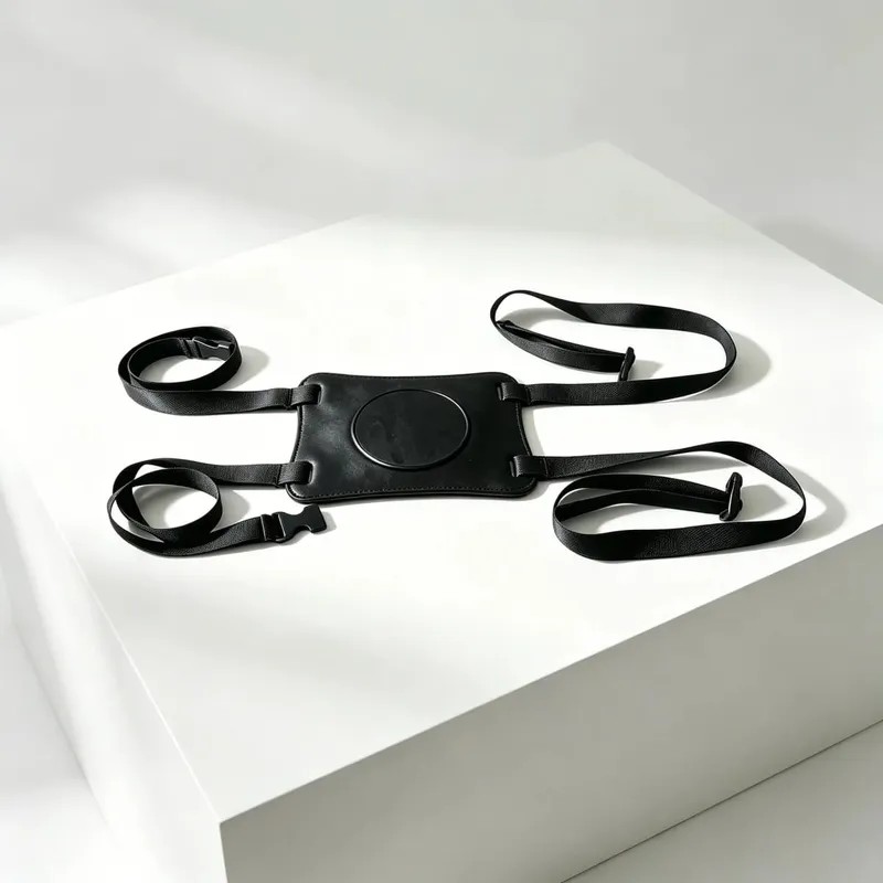 Supporto per sedia con dildo a mani libere - Strap-on a ventosa in silicone con cinghie regolabili per il piacere di guida e il gioco di coppia — image 6