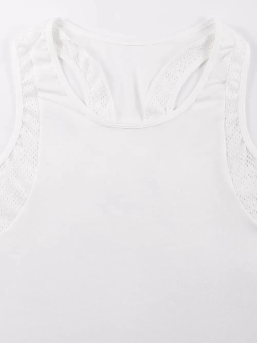 Baju Atasan Tanpa Lengan Pepejal Musim Panas Wanita Vest Sukan Kering Cepat Longgar Bernafas Lembut Gim Luaran Pakaian Luaran Baju Tangki Wanita Asas — image 5