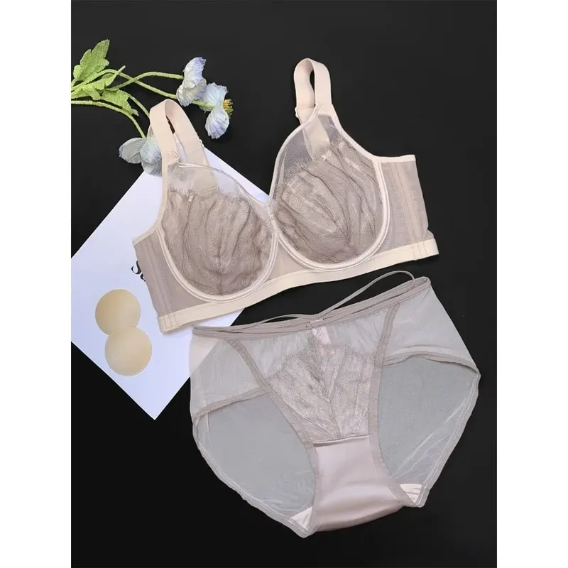 Büyük Göğüs için Kablosuz Push Up Sütyen Ayarlanabilir Konfor Fit Dantel Bralette Sarkmayı Önler ve Şekli Geliştirir Kusursuz Tasarım — image 13