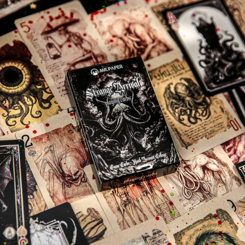Untuk Cthulhu Mythos Playing Cards Kad Bergambar Raksasa Bernilai Tinggi untuk Perhimpunan Rakan Kad Permainan Papan Kad Poker — image 2