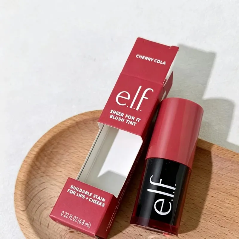 Elf Celebrity Limited Co-branded Double-ended Smooth Lip Liner Peptide Lipstick Lip Balm Liquid Blush Let-at påføre Blush Stick