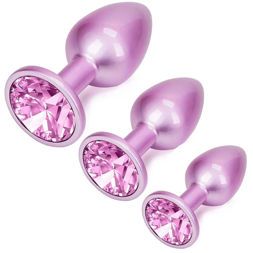 Ensemble de bouchons anaux colorés, petits, moyens et grands, perles anales en métal, Plug Anal, bijoux, jouet sexuel pour femmes et hommes — image 1