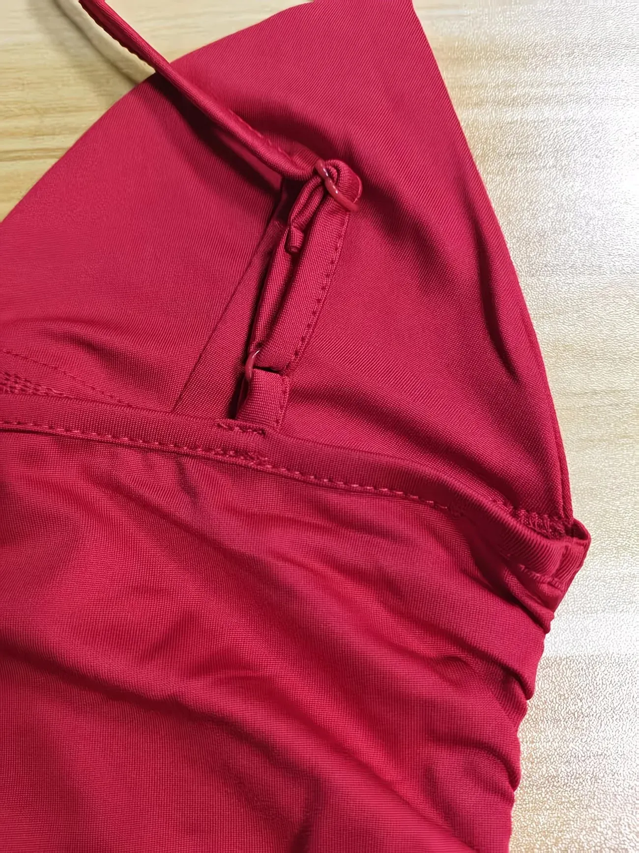 Débardeur froncé à col en V profond pour femmes, haut élastique, Slim, moulant, bretelles Spaghetti, débardeur, Y2K, Streetwear, fête en Club, Camisole basique, été — image 6