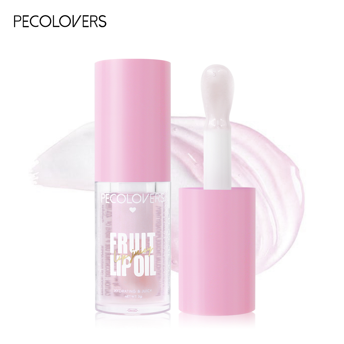 Glitter Plumping Lip Gloss Jelly Strawberry Moisturizer Minyak Bibir Buah-buahan Telus Kesepenuhnya Telus Tint Bibir Gel Tiub Lembut Makeup Penjagaan Bibir — image 8