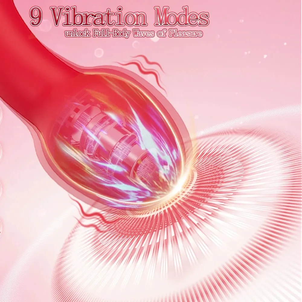 Vibratore per succhiare indossabile con controllo APP 9 Modalità di suzione e vibrazione Stimolatore del clitoride del punto G Masturbatore femminile Giocattoli del sesso per le donne — image 3