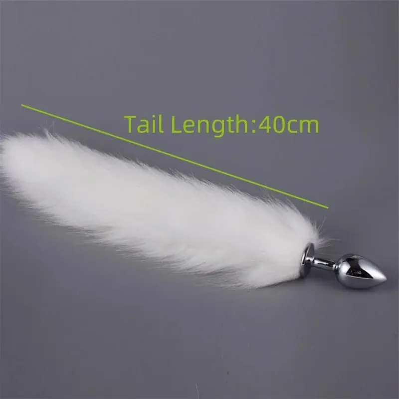 5 Sizes Metal Butt Plug Fetish Fox Tail Intimate Toys Bdsm Anal Extender Dilator Sex Shop Products Erotic Games Goods For Adults — image 6