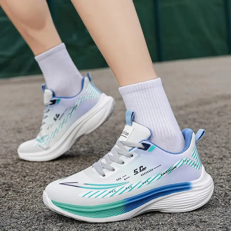 Herren-Laufschuhe, leicht, atmungsaktiv, Mesh-Sneaker, dicke Sohle, dämpfend, lässige Wanderschuhe, Größe 39–44 — image 5