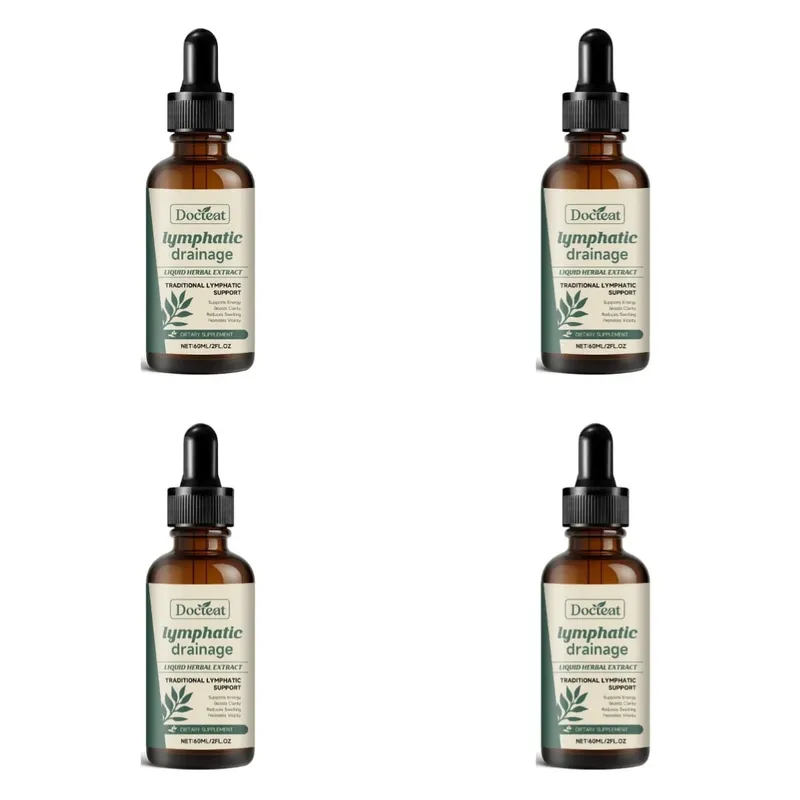 Lymfedrainagedruppels 60 ml supplement helpen opgeblazen gevoel en gezondheid van het immuunsysteem met klavertjes rode klaver en stillingiawortel — image 10