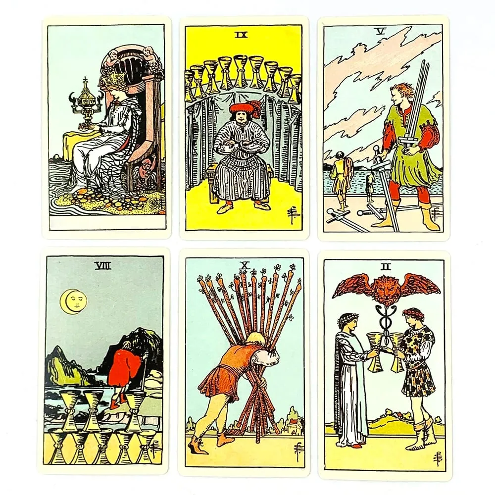 Cartes de Tarot édition russe, édition de Divination du destin, jeux avec guide pour débutants, outil de jeu de collecte de divertissement