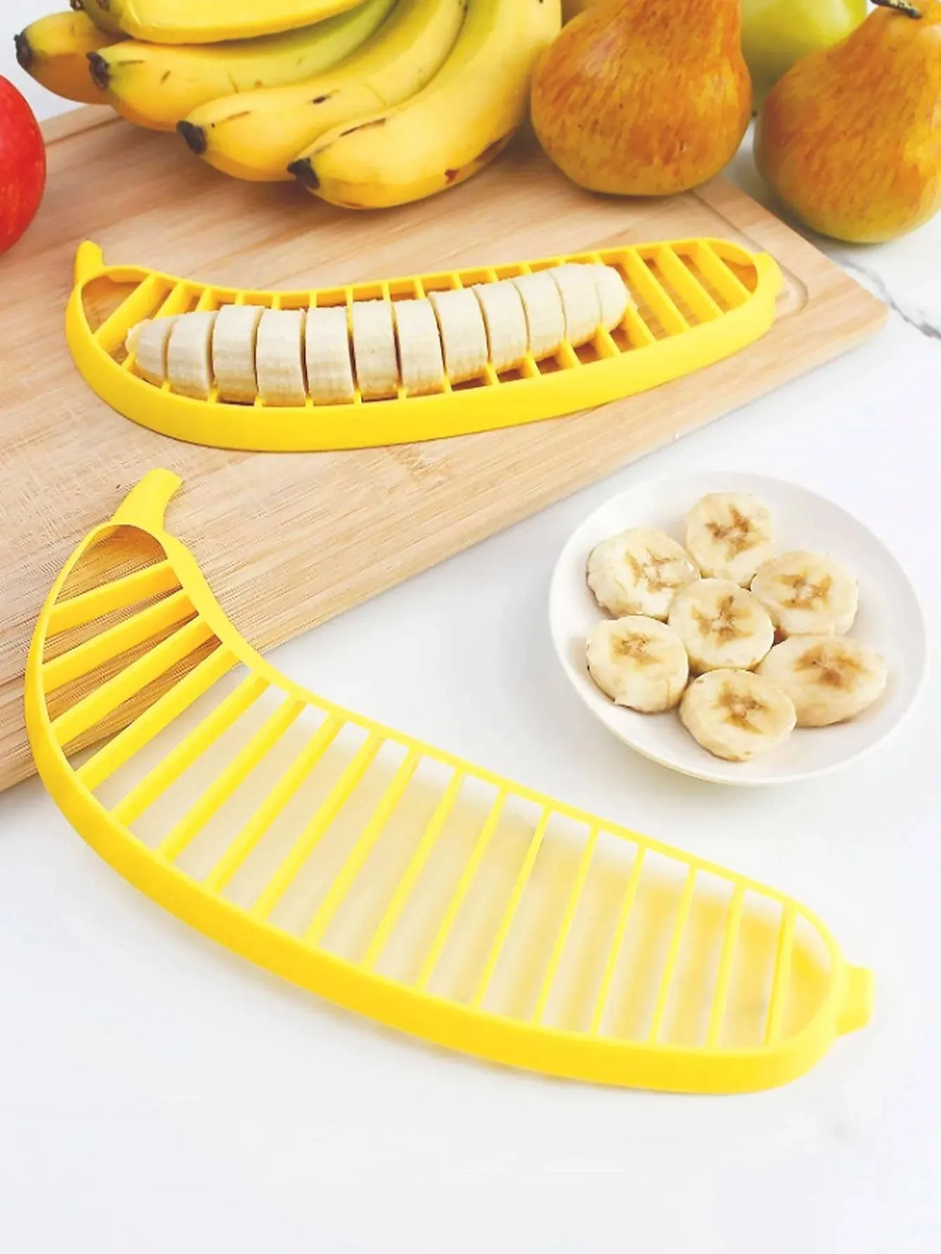 1pc banana splitter fruit platter Fruit salad banana slice slicer — image 8