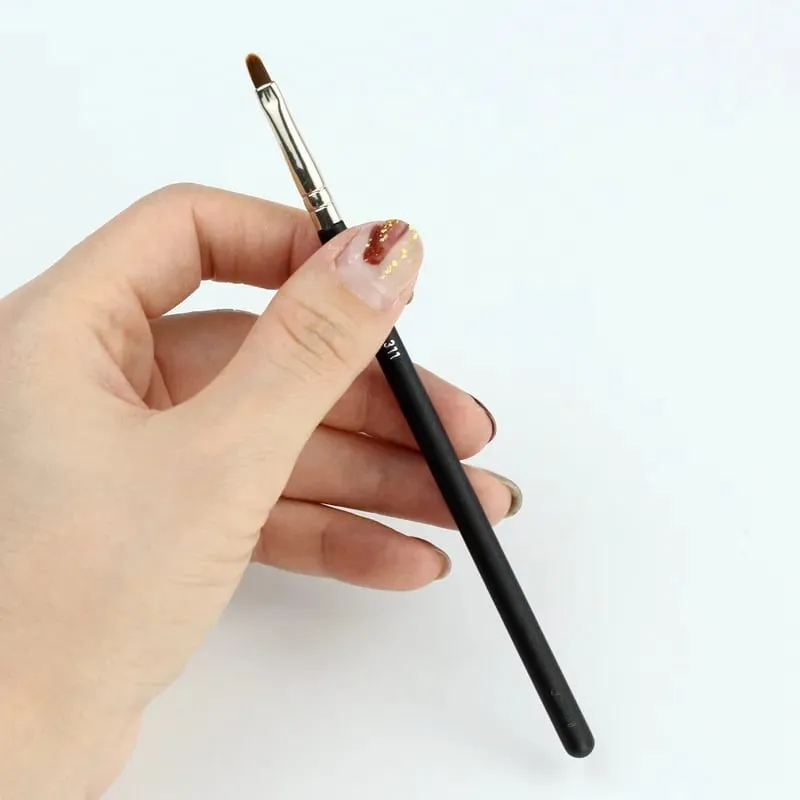 1 stück M serie Make-Up Pinsel Pulver Kontur Lidschatten Make-Up Pinsel Tier Haar Holz Griff Hohe Qualität Kosmetische Werkzeug künstler