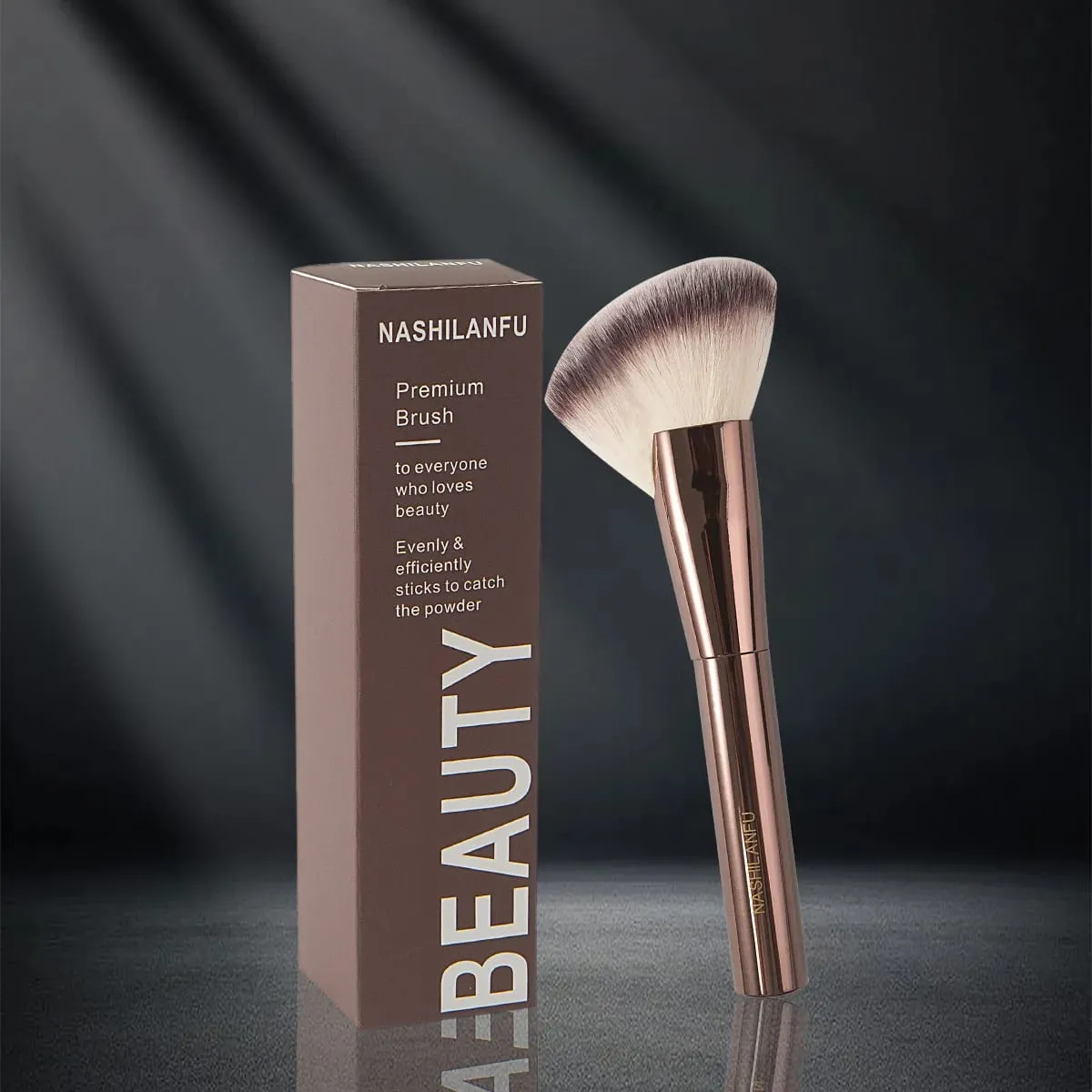 Serie de brochas de maquillaje, base en polvo, corrector, colorete, contorno, sombra de ojos, delineador de ojos, punteado, resaltador, cepillo para esculpir — image 4