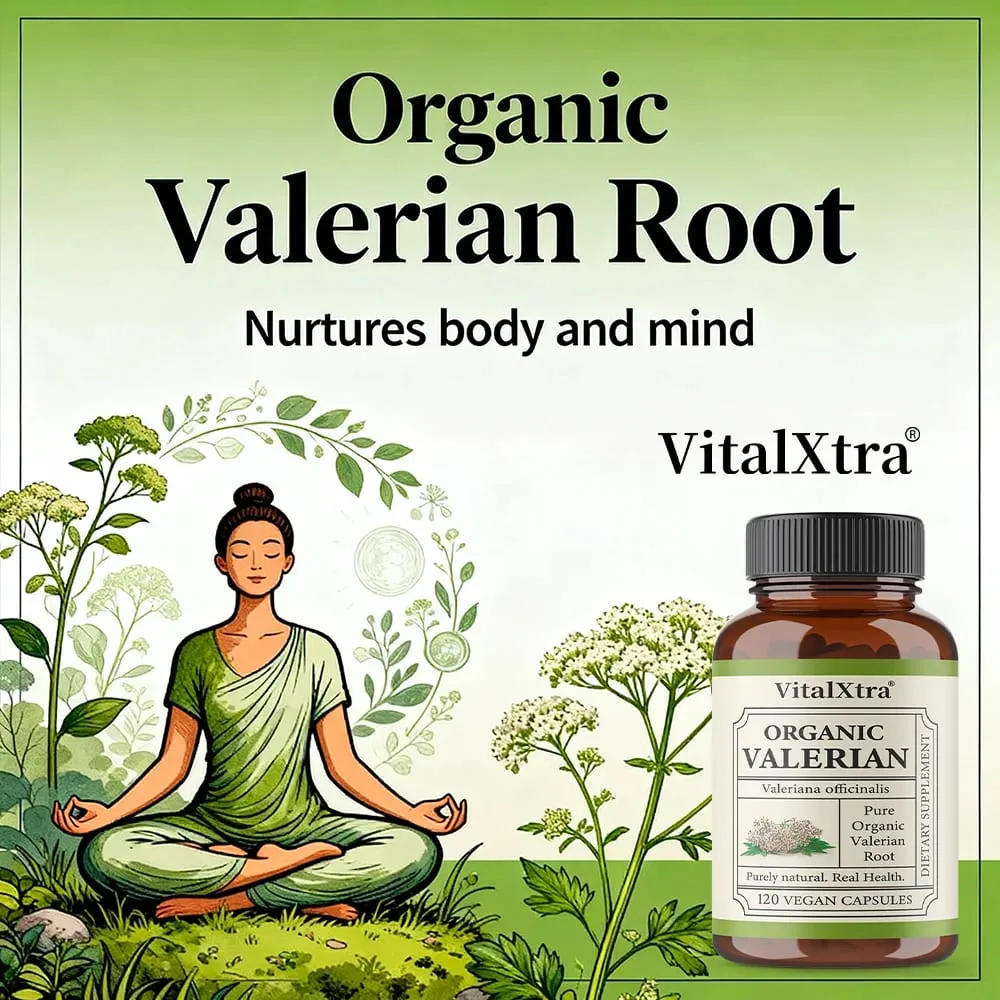 พรีเมี่ยม Valerian Root Capsules 450 มก. การนอนหลับและผ่อนคลายตามธรรมชาติช่วยลดความเครียดมังสวิรัติ Non-GMO สำหรับผู้ชายและผู้หญิง — image 5