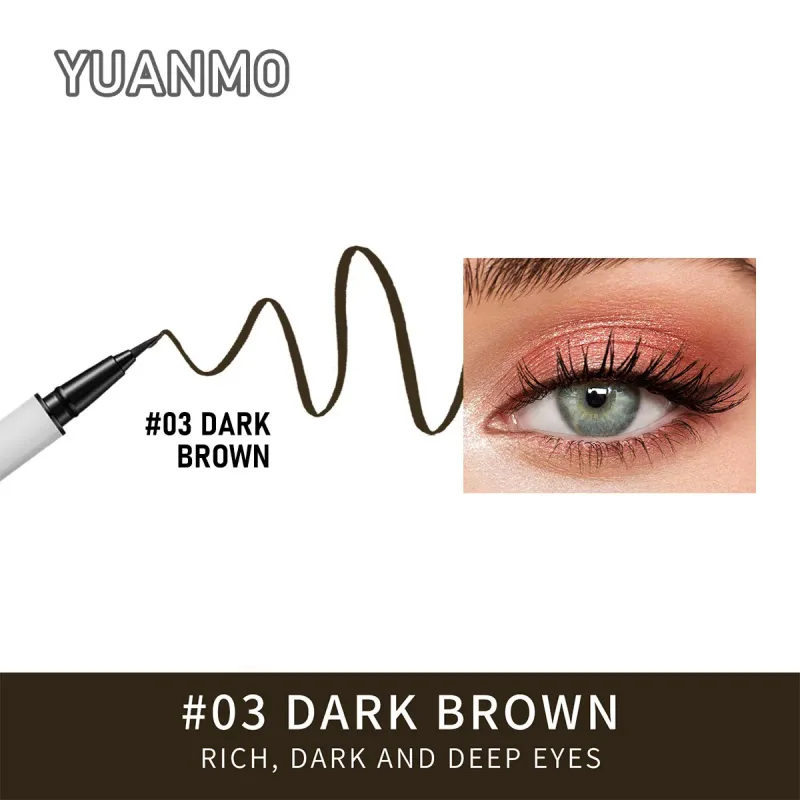 Stylo eye-liner liquide, finition lisse et mate, longue durée, résistant à l'eau et aux taches, maquillage pour les yeux, produit cosmétique