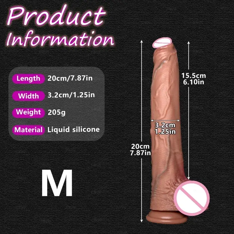 Grand godemiché réaliste en Silicone, 5 tailles, ventouse, énorme pénis, pour Couples, Masturbation, bite douce, femme, homme, jouet sexuel Anal pour adulte — image 9
