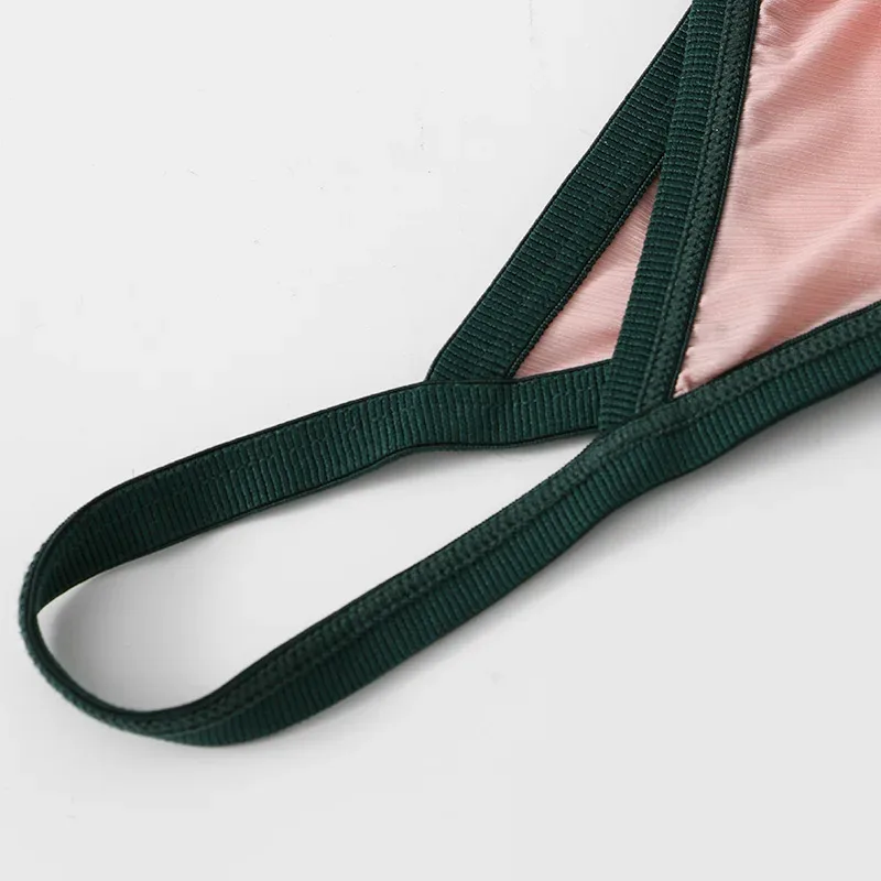 Slip d'été en soie glacée pour hommes, short respirant en fil taille basse — image 24