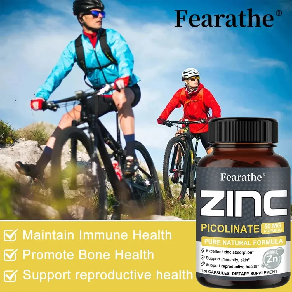 Zink 50 Mg - Högpotent tillskott av rent zink ökar immunfunktionen Främjar frisk hud och främjar benmärgens hälsa — image 6