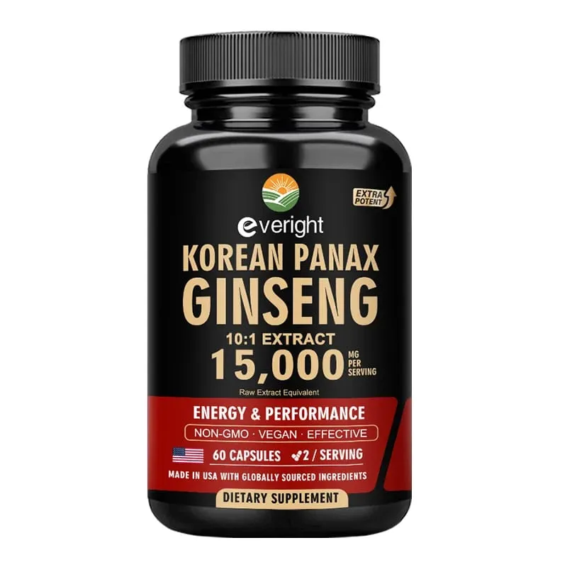 Ginseng Merah Korea untuk Vitalitas & Kinerja Pria – Ekstrak Kekuatan Ekstra 10:1 untuk Fokus Energi & Produktivitas – Ve Alami — image 8