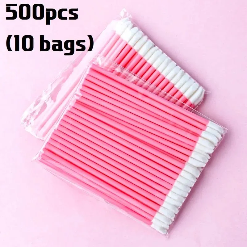 BULK 50/500/2000PCS แปรงทาปาก Professional Applicators ขายส่งลิปสติก Wands ผู้หญิง Lip GLOSS แปรง Make up TOOL อุปกรณ์เสริม — image 14