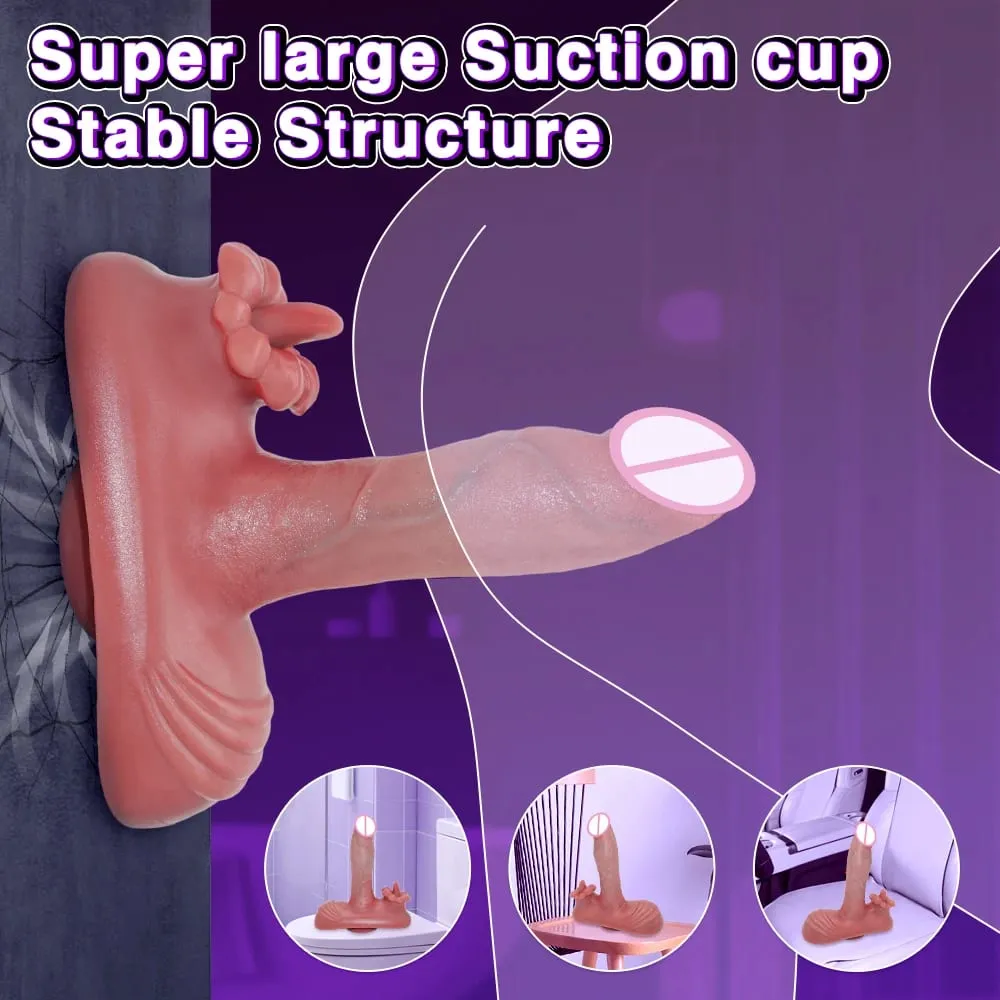 Realistischer Dildo-Vibrator, Sitzen und Fahren, 6-in-1, vibrierende Fernbedienung, Vagina, Anal, G-Punkt, Klitorisstimulator, Sexspielzeug für Frauen — image 5